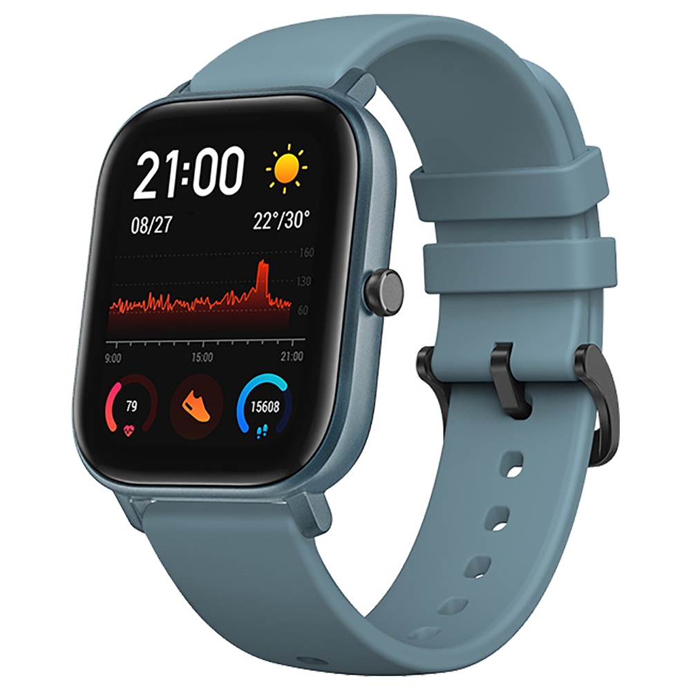 

Huami AMAZFIT GTS Smartwatch 1.65 Inch Retina Display 5ATM Water Resistant GPS Global Version - Blue