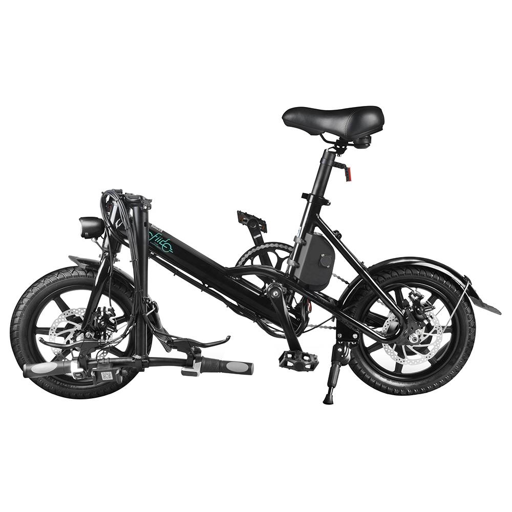 Fiido D Folding Electric Moped Bike Black