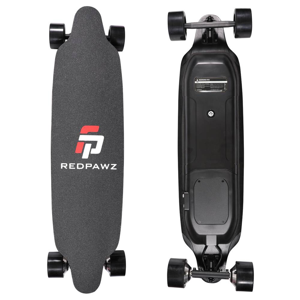 

REDPAWZ RDZ-07 Electric Skateboard Dual Motors 6600mAh Battery Max Speed 40km/h With Remote Control - Black
