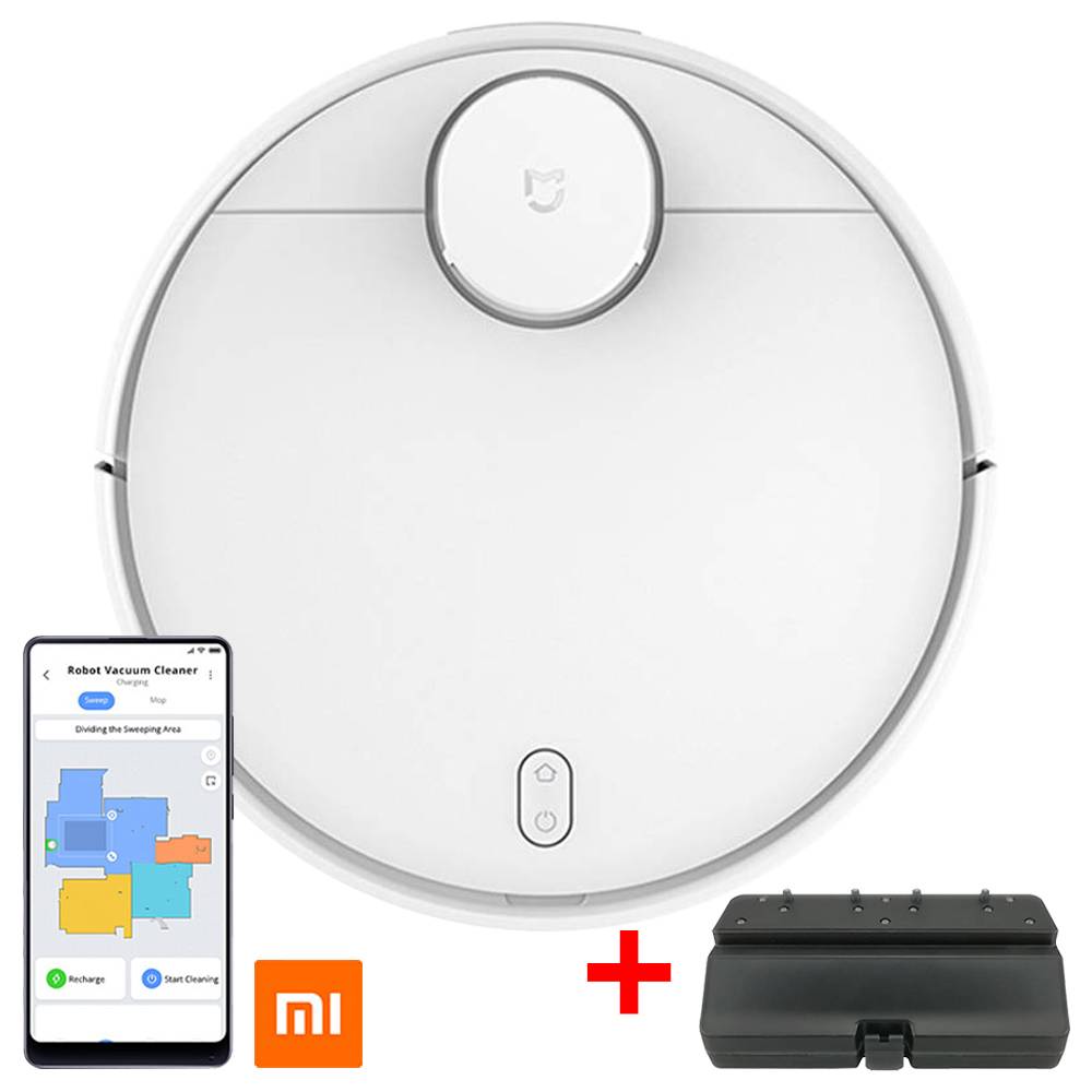 

Xiaomi Mijia Pro STYJ02YM Robot Vacuum Cleaner 2 in 1 Sweeping Mopping LDS Version 2100pa Intelligent Electric Control Water Tank Three Cleaning Modes + Extra Water Tank