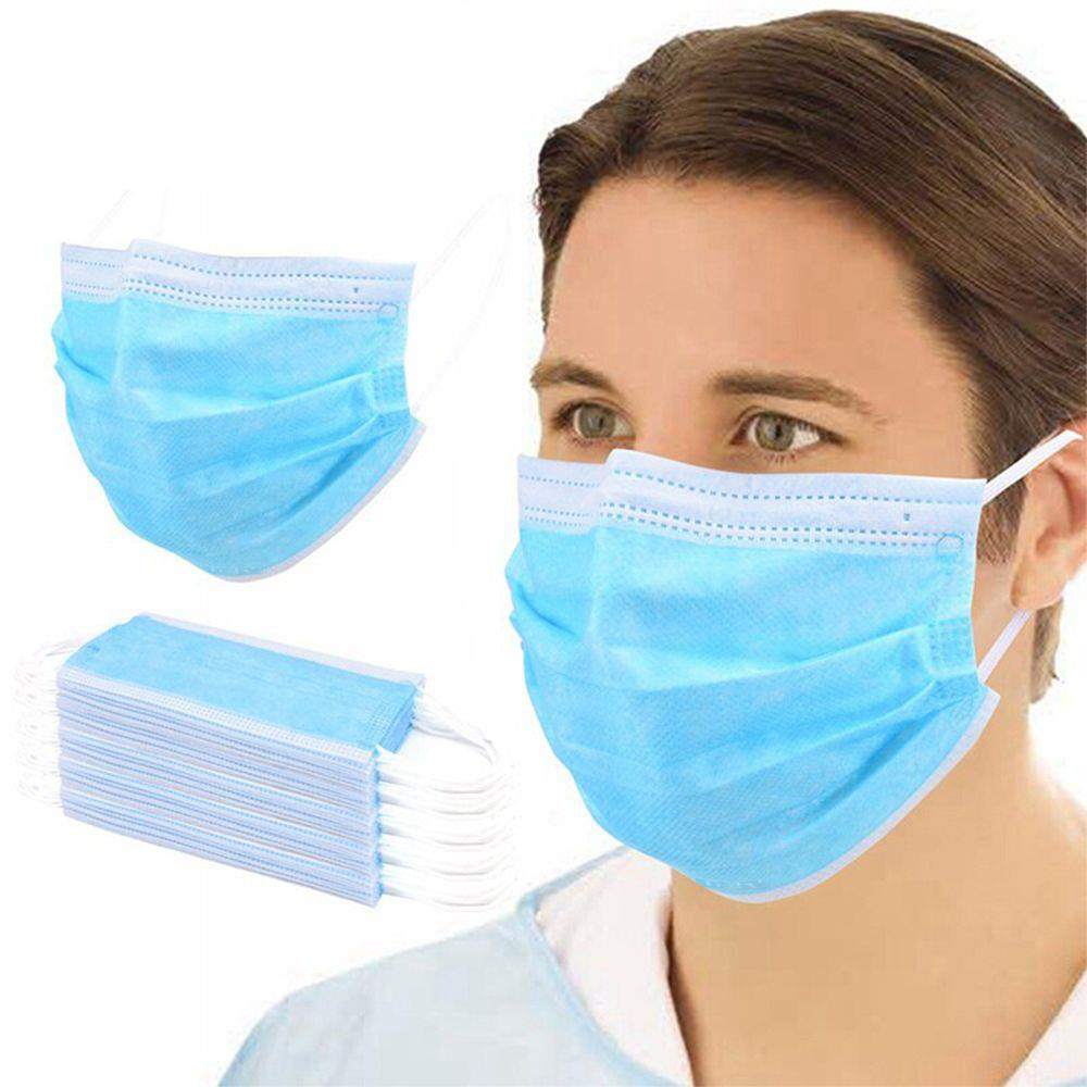 

100PCS Medical Surgical Disposable Masks 3-Layers Protective EO Sterilization BFE 95% Filtration With CE Certified Safety Mouth Mask