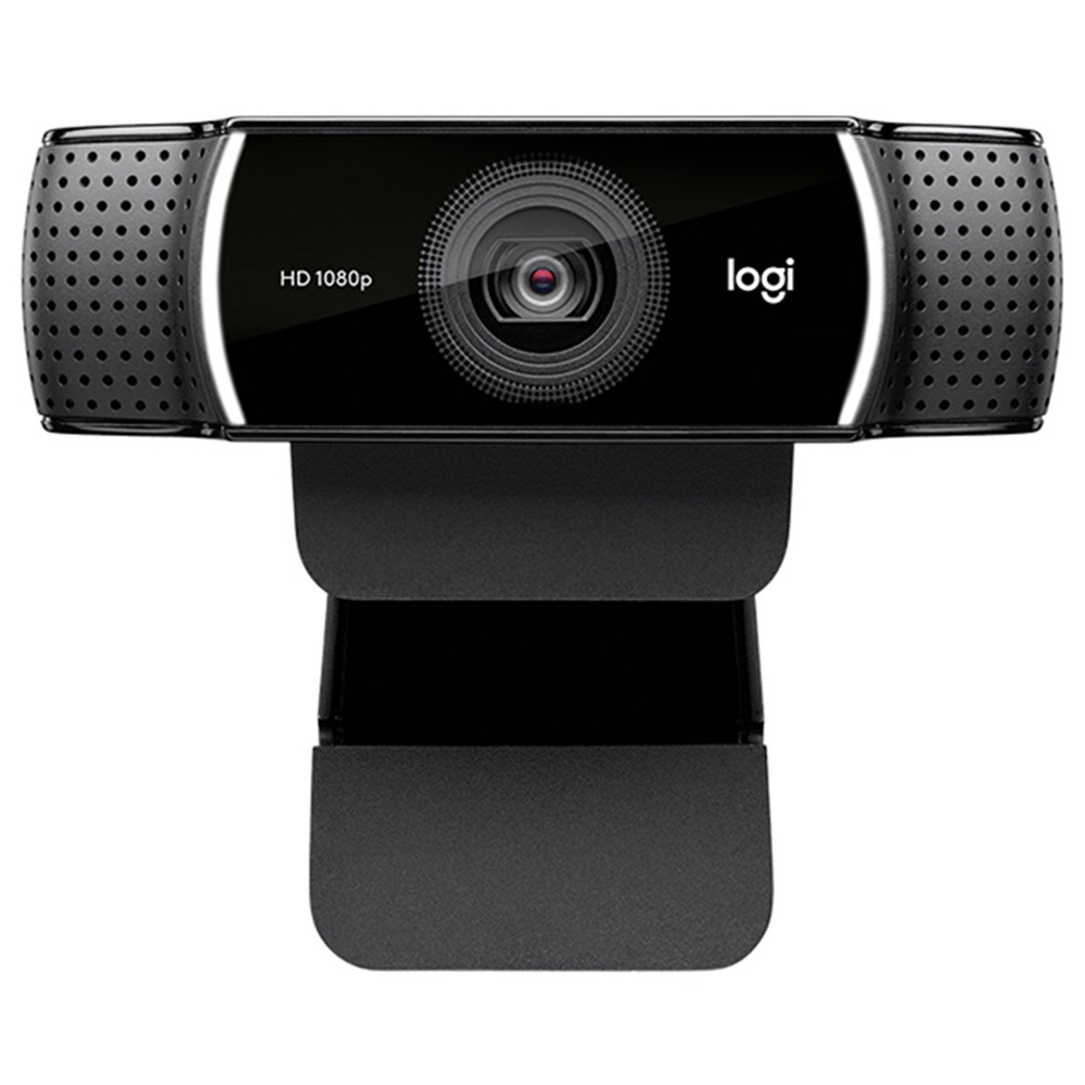 

Logitech C922 Pro Autofocus Webcam 1080P 30FPS Full HD Webcam Built-in Mic Stream Webcam - Black