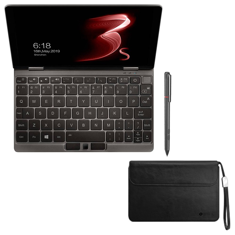 

One Netbook One Mix 3 Pro Platinum Edition Laptop English Keyboard Intel Core i7-10510Y 8.4" Touch Screen 2560*1600 16GB RAM 512GB SSD Windows 10 + Stylus Pen + Protective Case - Gray