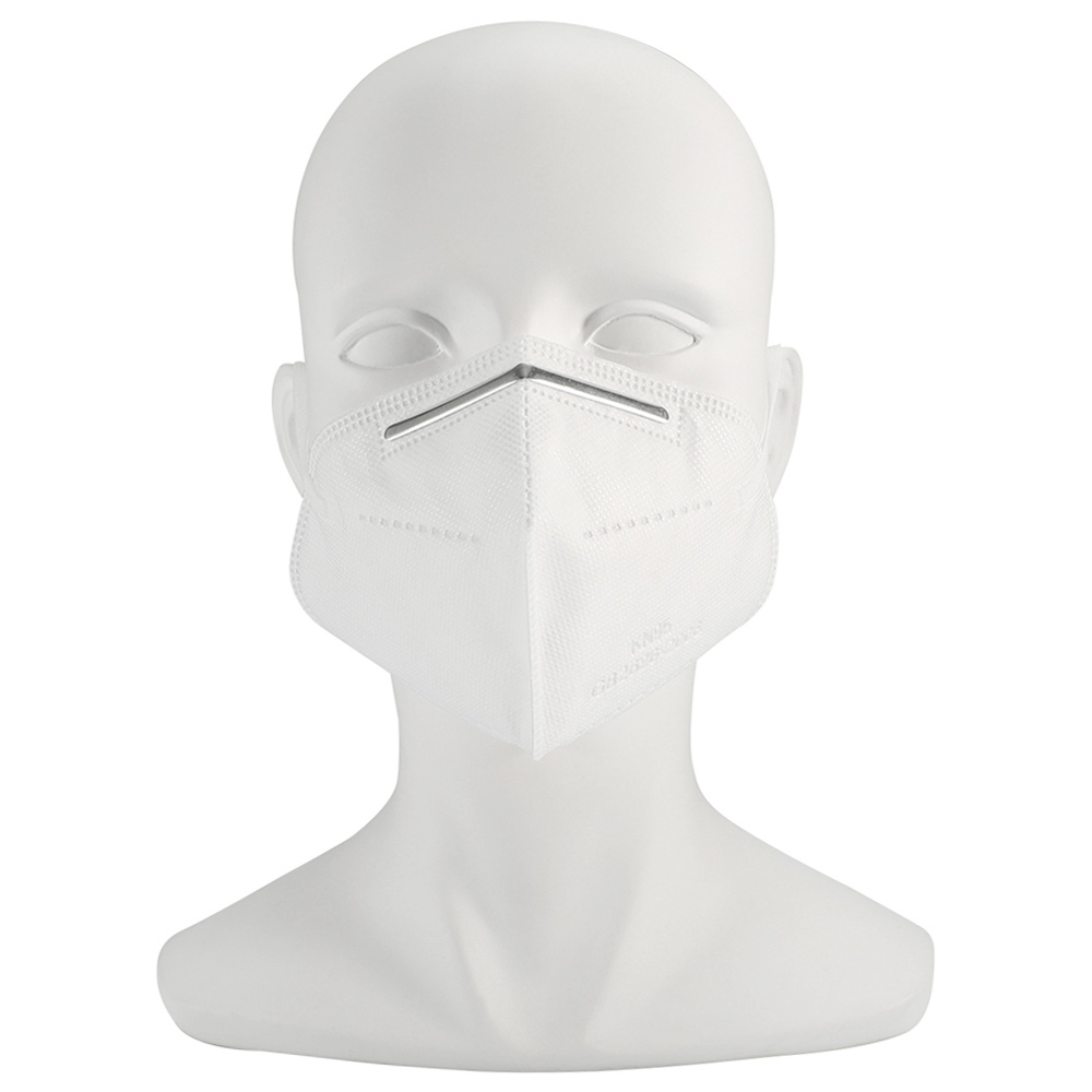 

1PCS KN95 3D Breathable Foldable Protective Mask 4-layer Non-woven Air Filter With CE FDA Certification For Anti-Pollution Dust Allergy Haze - White