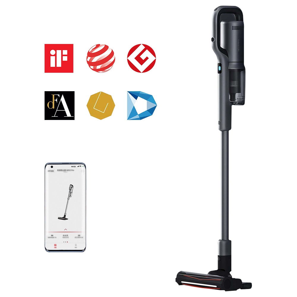 

ROIDMI NEX 2 Pro Portable Smart Handheld Cordless Vacuum Cleaner 26500Pa Strong Suction 435W Motor 2500mAh Battery APP Control OLED Display From Xiaomi Youpin - Grey