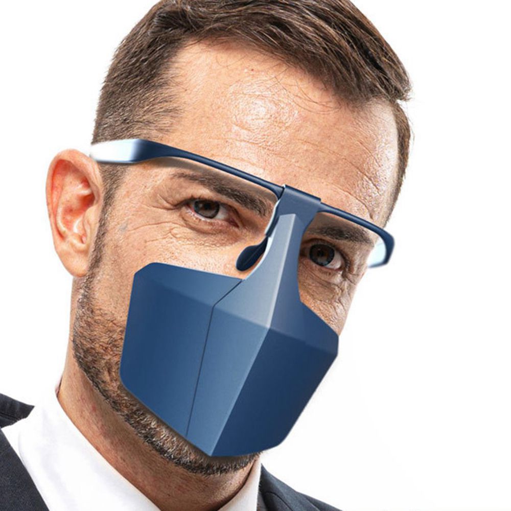 

Reusable Face-Shielding Protective Face Mask Anti-Fog Anti-Splash Anti-Fog Dust Isolating Face Shield Protective Equipment -Random Color