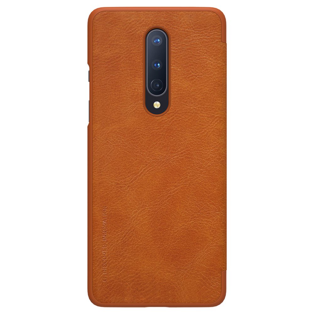 

NILLKIN Protective Leather Phone Case For Oneplus 8 Smartphone - Brown