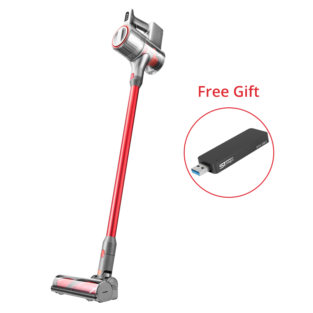 

Roborock H6 Cordless Vacuum 150AW Strong Suction 420W Brushless Motor 3610mAh Battery OLED Display Portable Wireless Handheld Vacuum Cleaner International Version - Space Silver + Free STmagic SPT31 128GB SSD