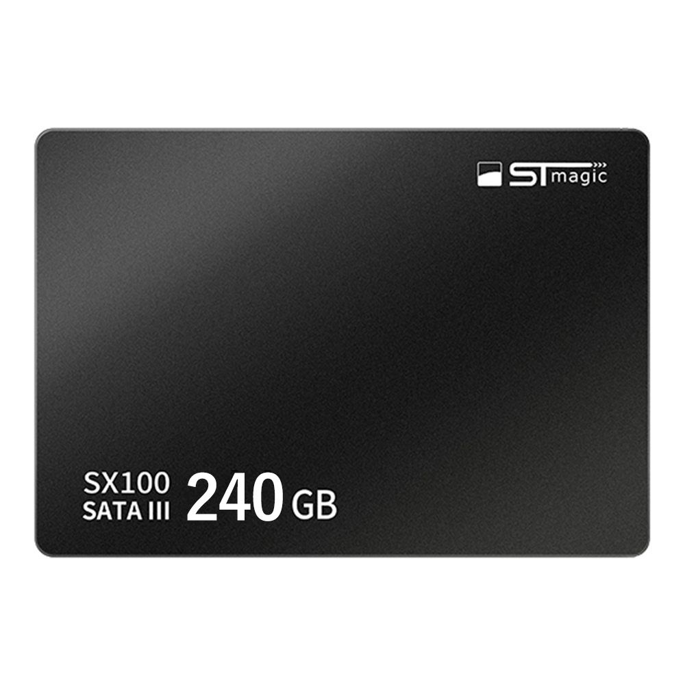 

Stmagic SX100 240GB SSD 2.5 Inch Solid State Drive SATA3 Interface 496MB/s Reading Speed LDPC Error Correction - Black