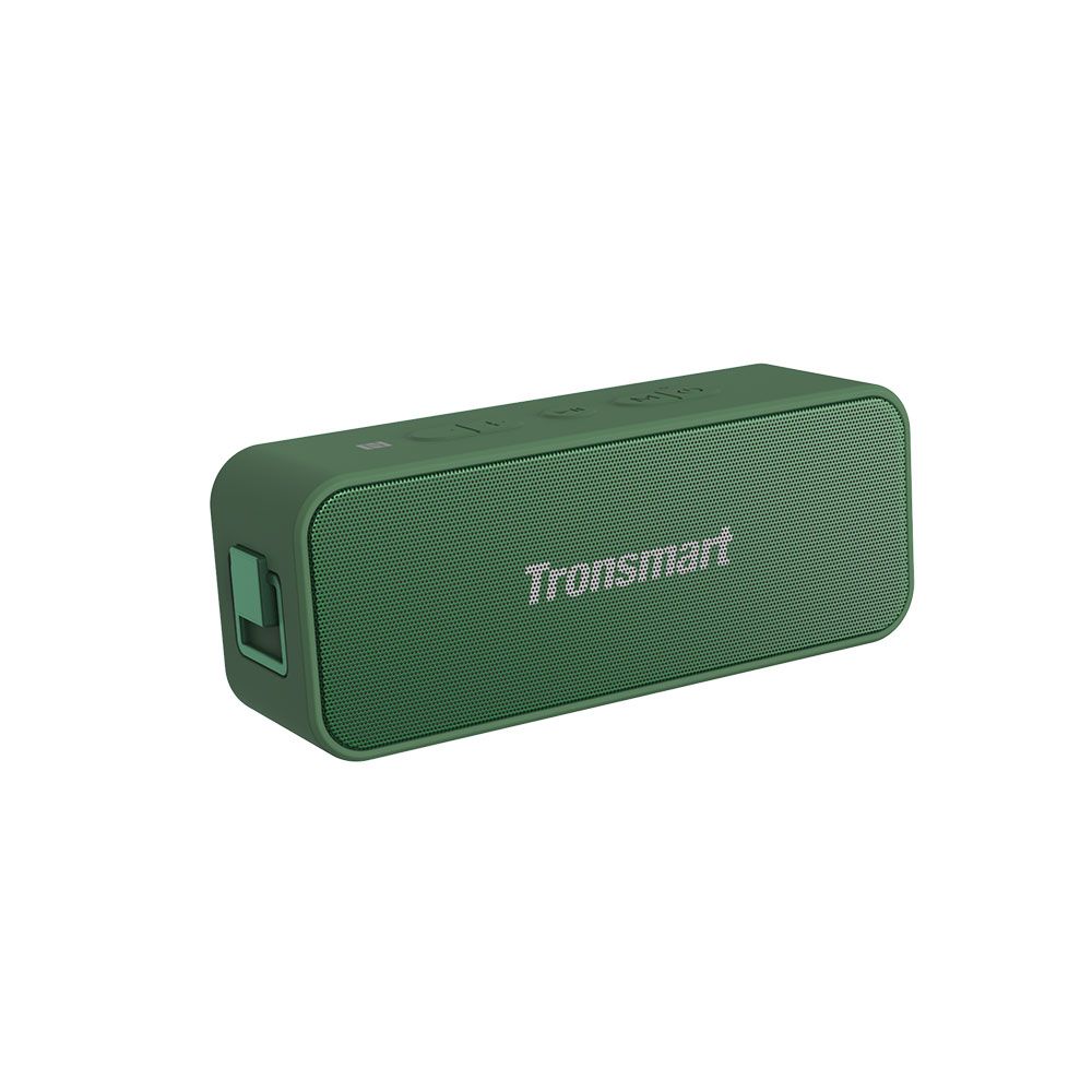 

Tronsmart T2 Plus 20W Bluetooth 5.0 Speaker 24H Playtime NFC IPX7 Waterproof Soundbar with TWS,Siri,Micro SD - Dark Green