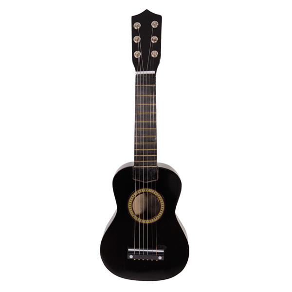 

21" Beginners Acoustic Guitar 6 String Practice Music Instruments - Black