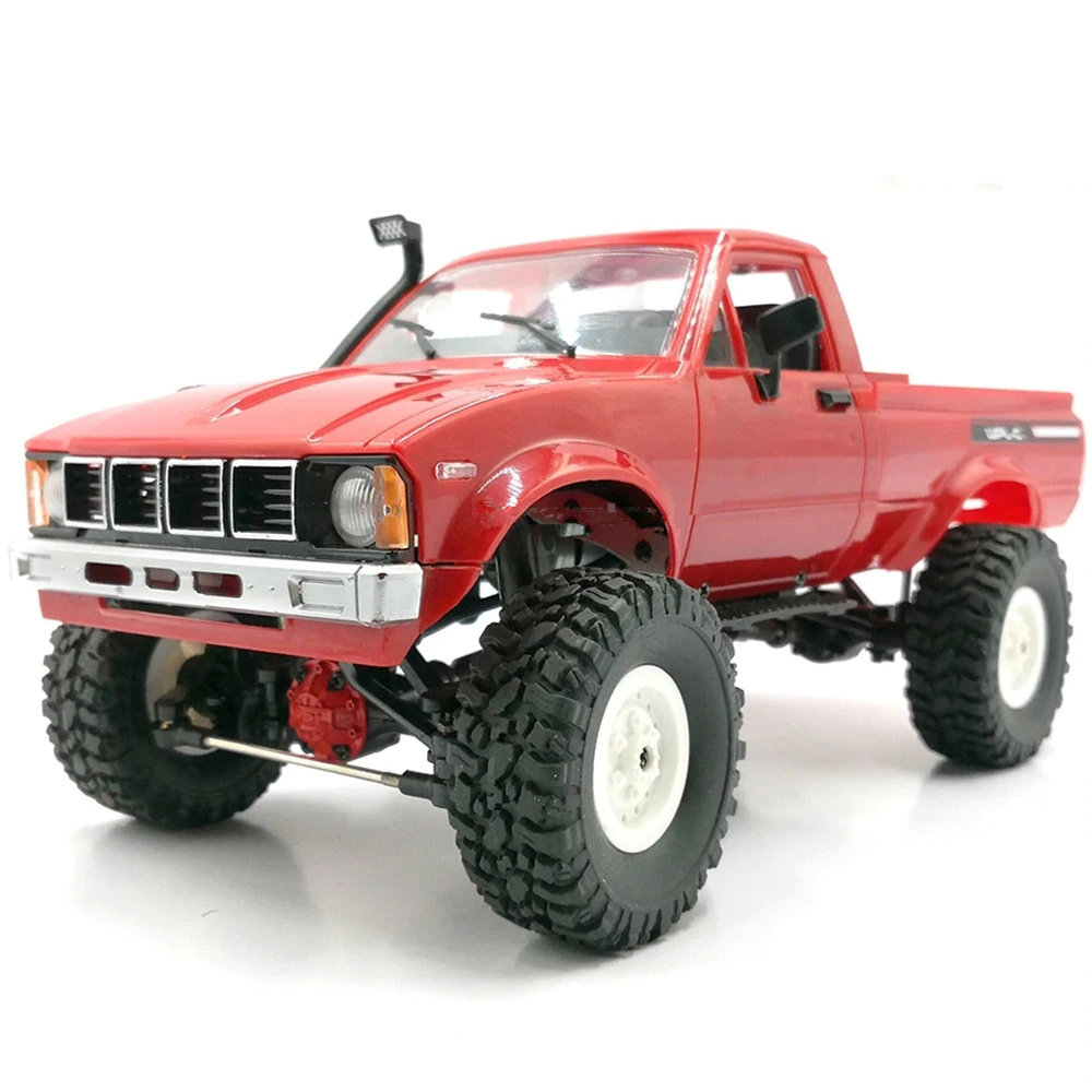 

WPL C24KM 1/16 4WD Off-road Rock Crawler Climbing Vehicle RC Car Kit - Red