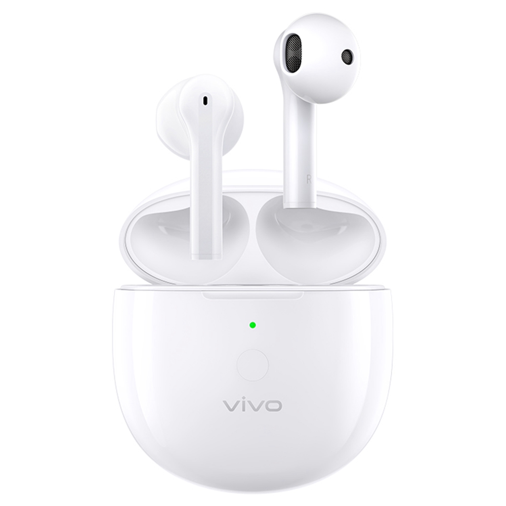 

VIVO TWS Neo Bluetooth 5.2 TWS Earphones Qualcomm Aptx Adaptive AI Noise Cancelling DeepX Stereo Sound In Ear Detection - White