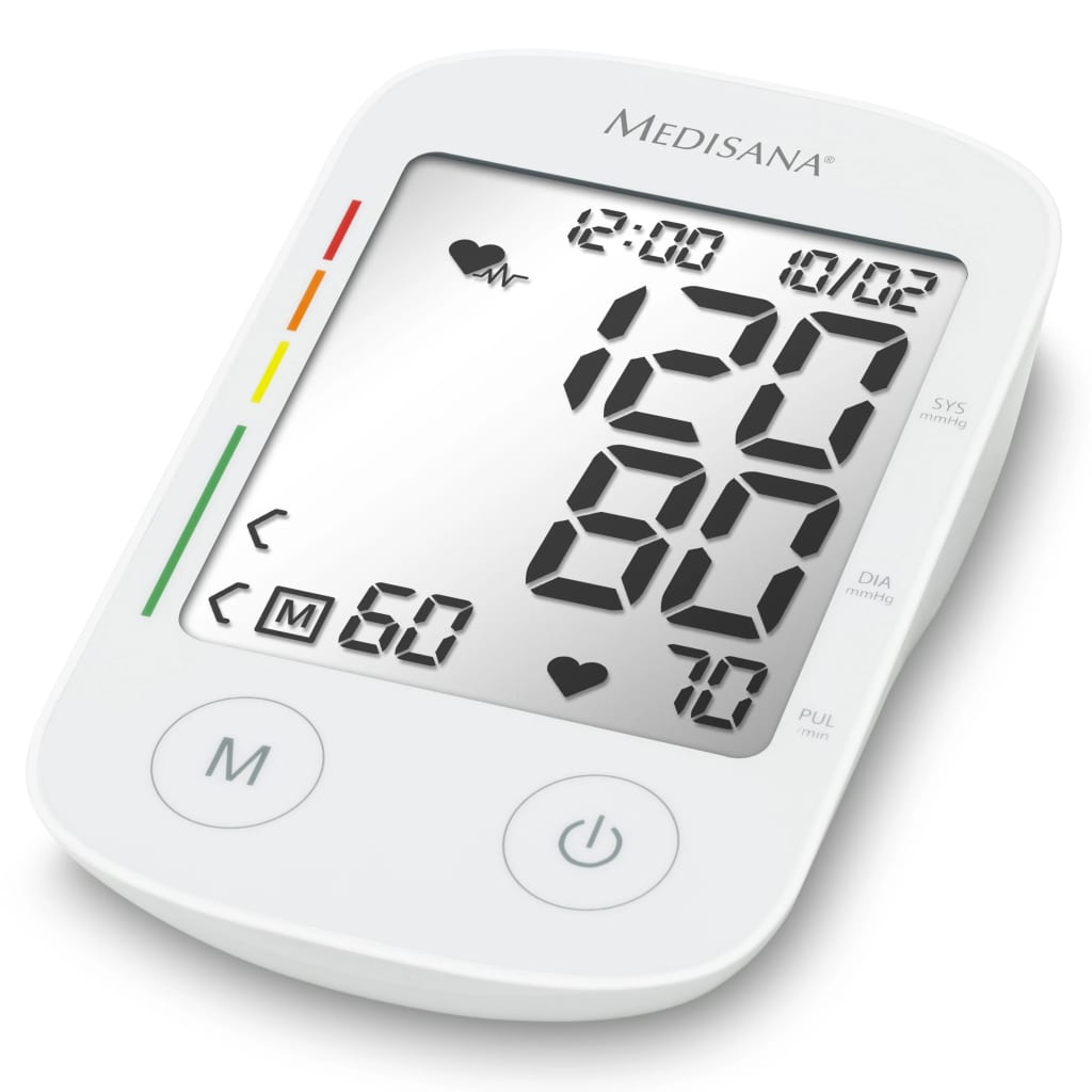 

Medisana Upper Arm Blood Pressure Monitor with Voice Function BU 535 Voice White