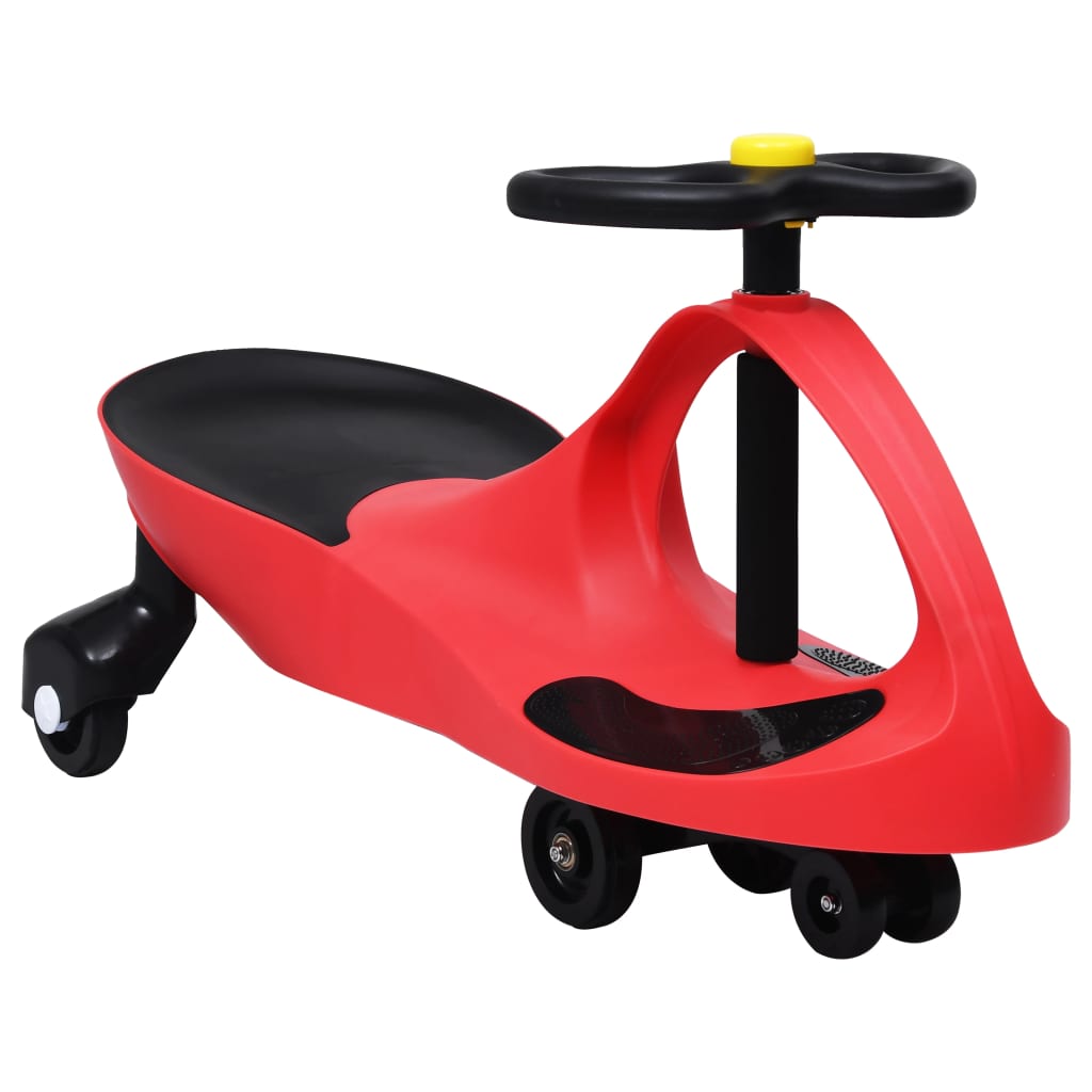 

Ride on Toy Wiggle Car Swing Car with Horn Red