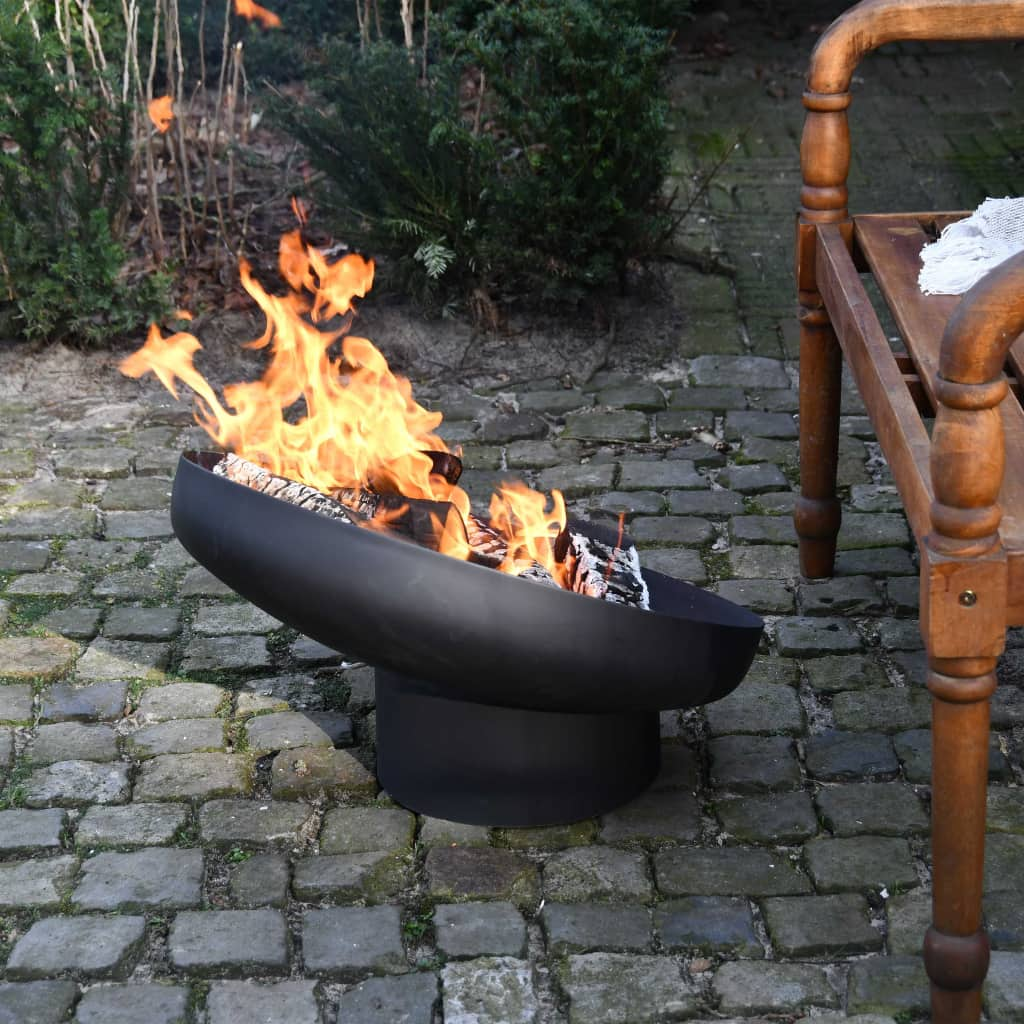 Esschert Design Fire Bowl Sloping Black Steel Ff