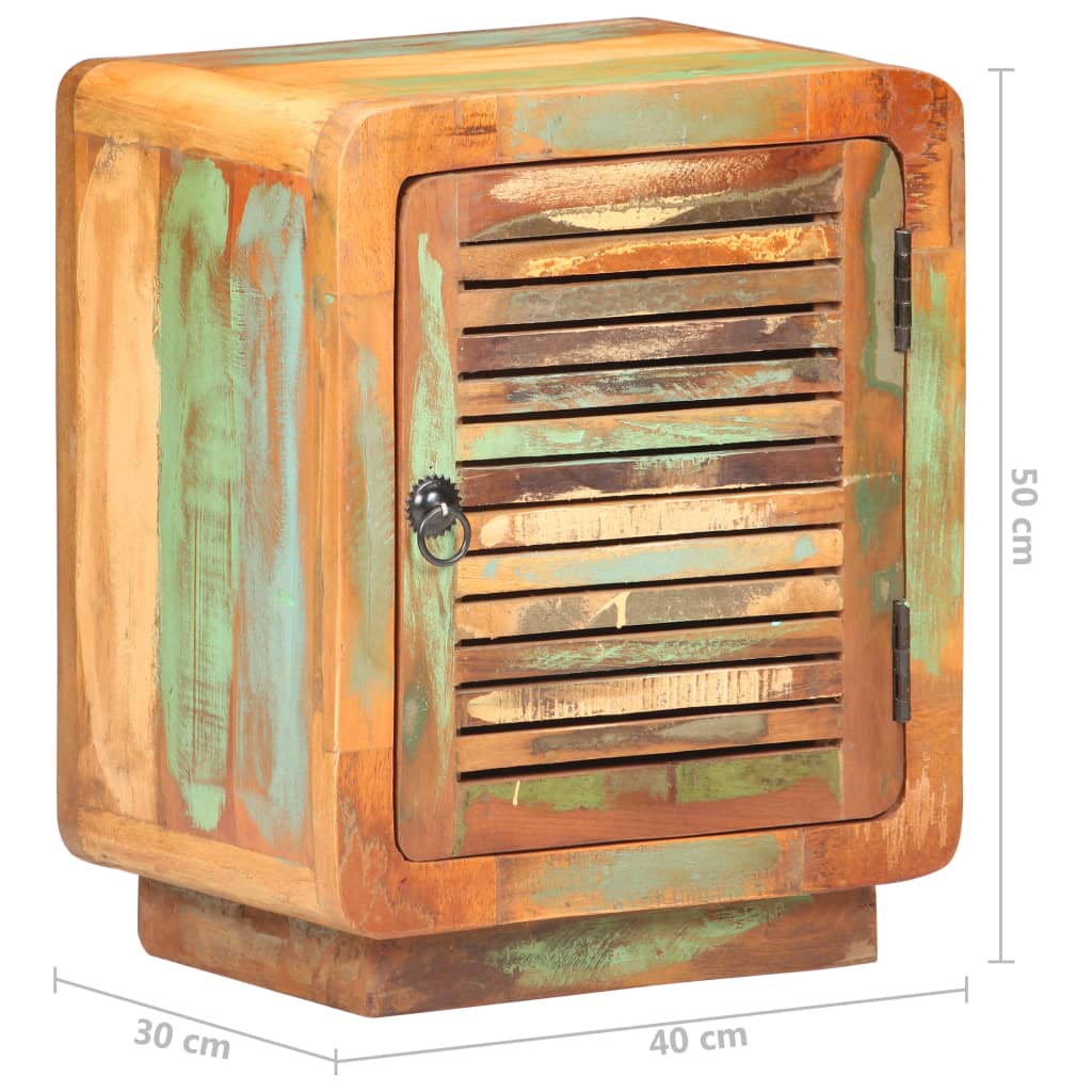 Bedside Cabinet 40x30x50 cm Solid Reclaimed Wood