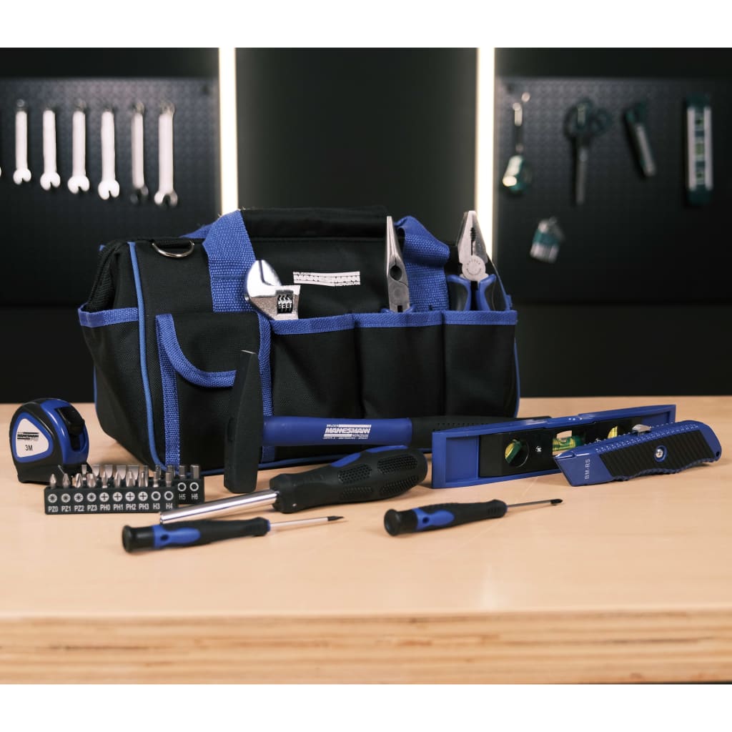 Brüder Mannesmann 30 Piece Tool Set in Travel Bag