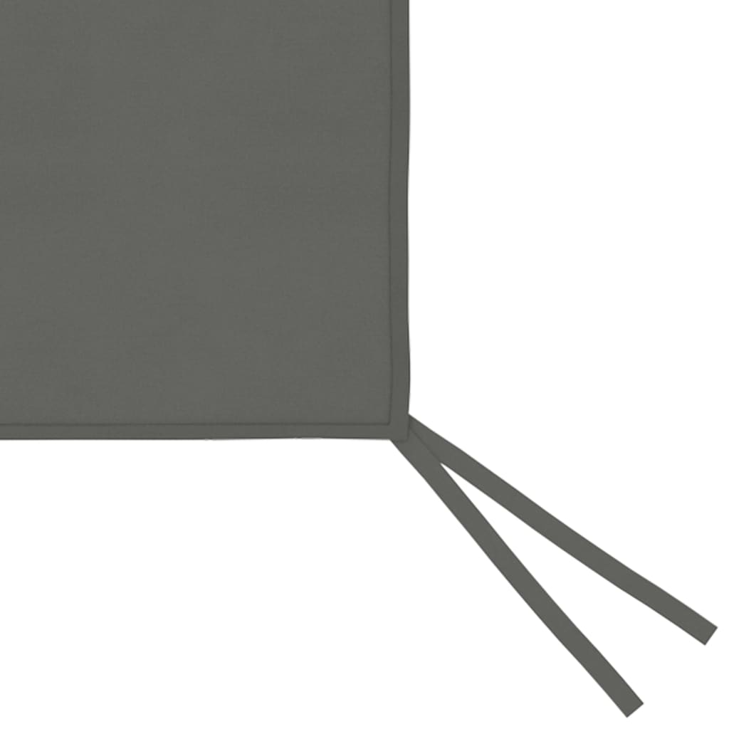 Gazebo Sidewalls with Windows 2 pcs 2x2.1 m Anthracite 70 g/m²