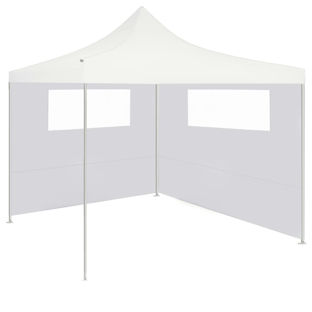 Gazebo Sidewalls with Windows 2 pcs 4x2.1 m White 70 g/m²