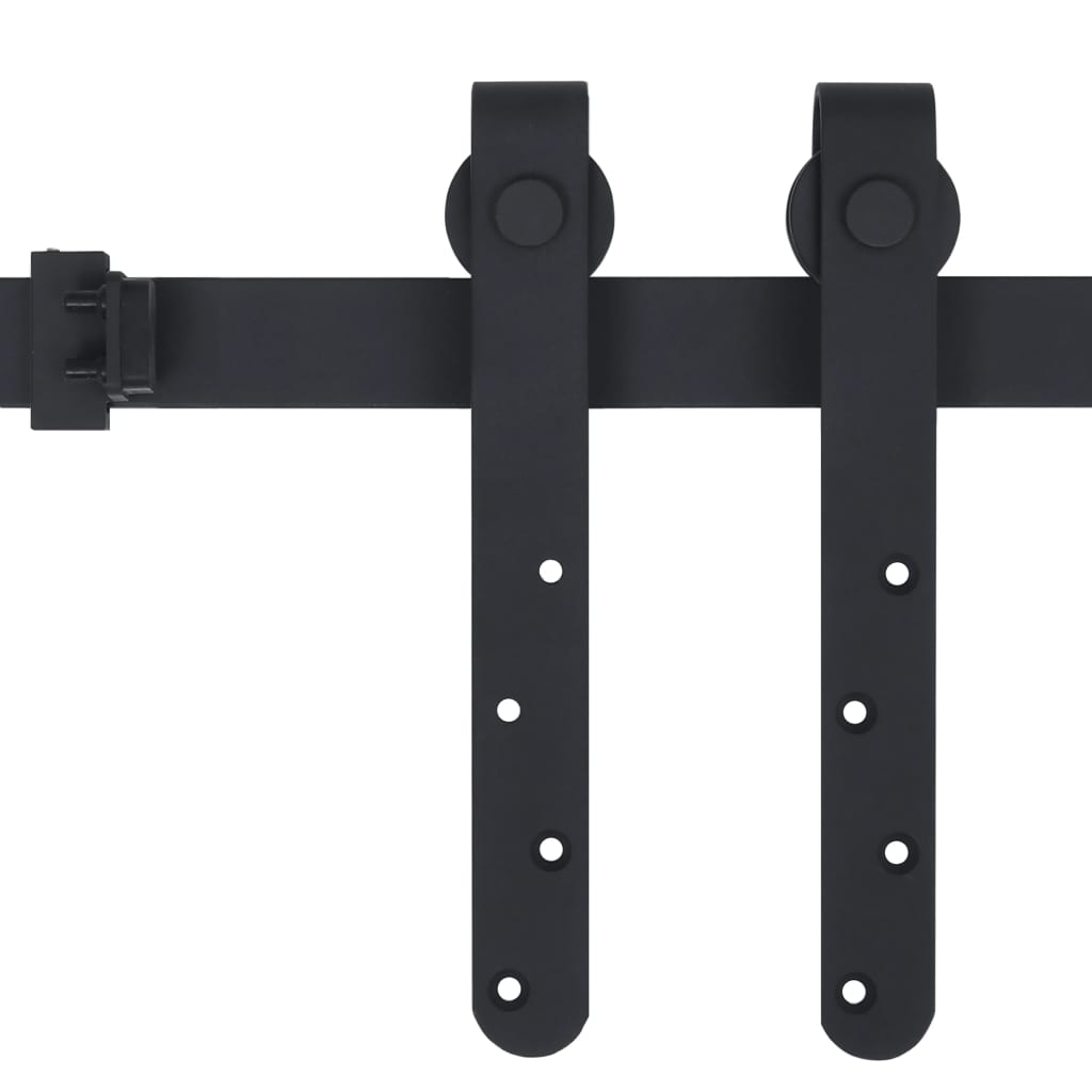 Mini Sliding Barn Door Kit Carbon Steel 183 cm