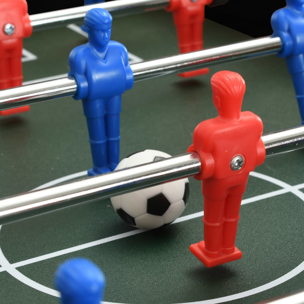 Mini Soccer Table 69x37x62 cm Black