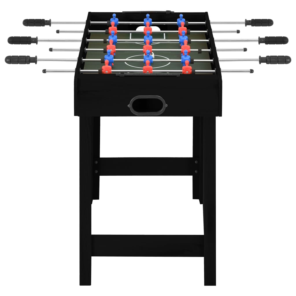 Mini Soccer Table 69x37x62 cm Black