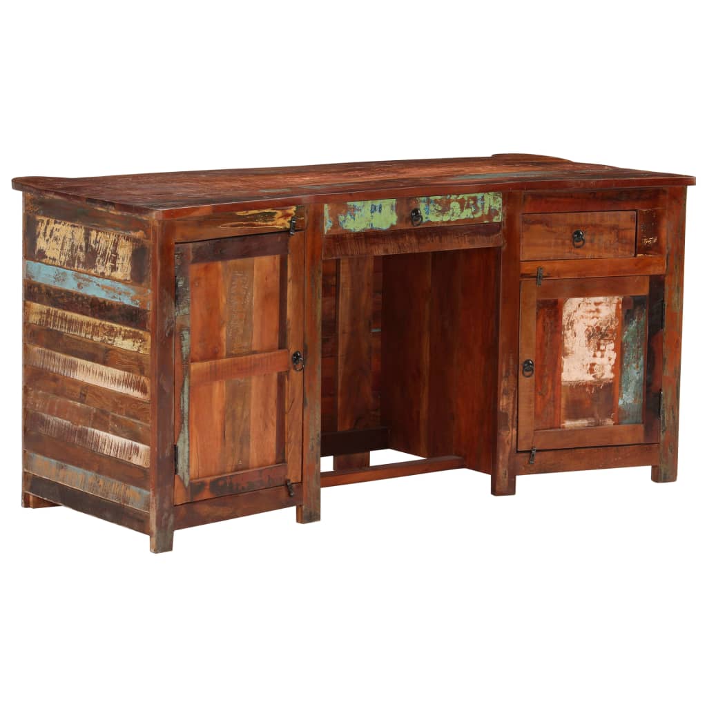 vidaXL Director Desk 170x70x76 cm Solid Reclaimed Wood
