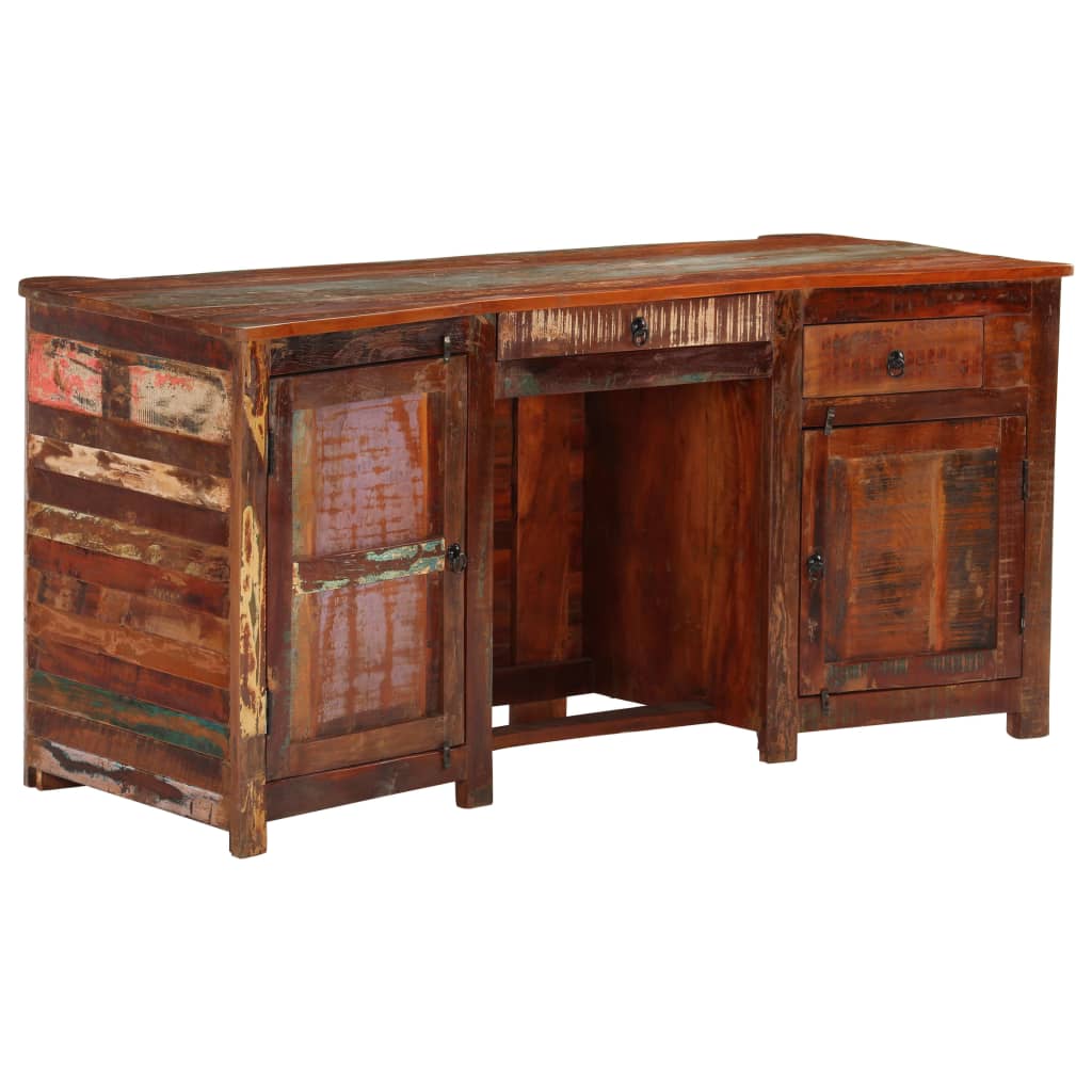 vidaXL Director Desk 170x70x76 cm Solid Reclaimed Wood