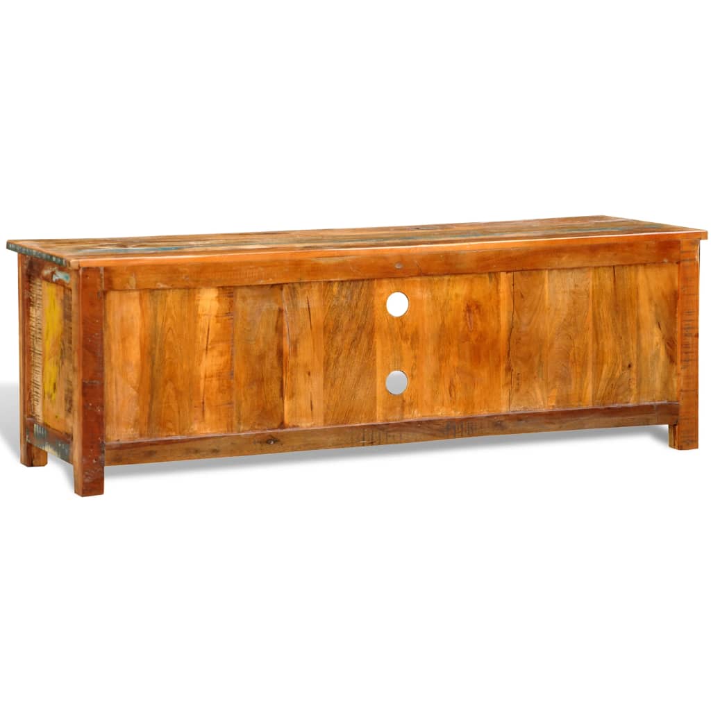 Reclaimed Wood TV Cabinet TV Stand 4 Drawers