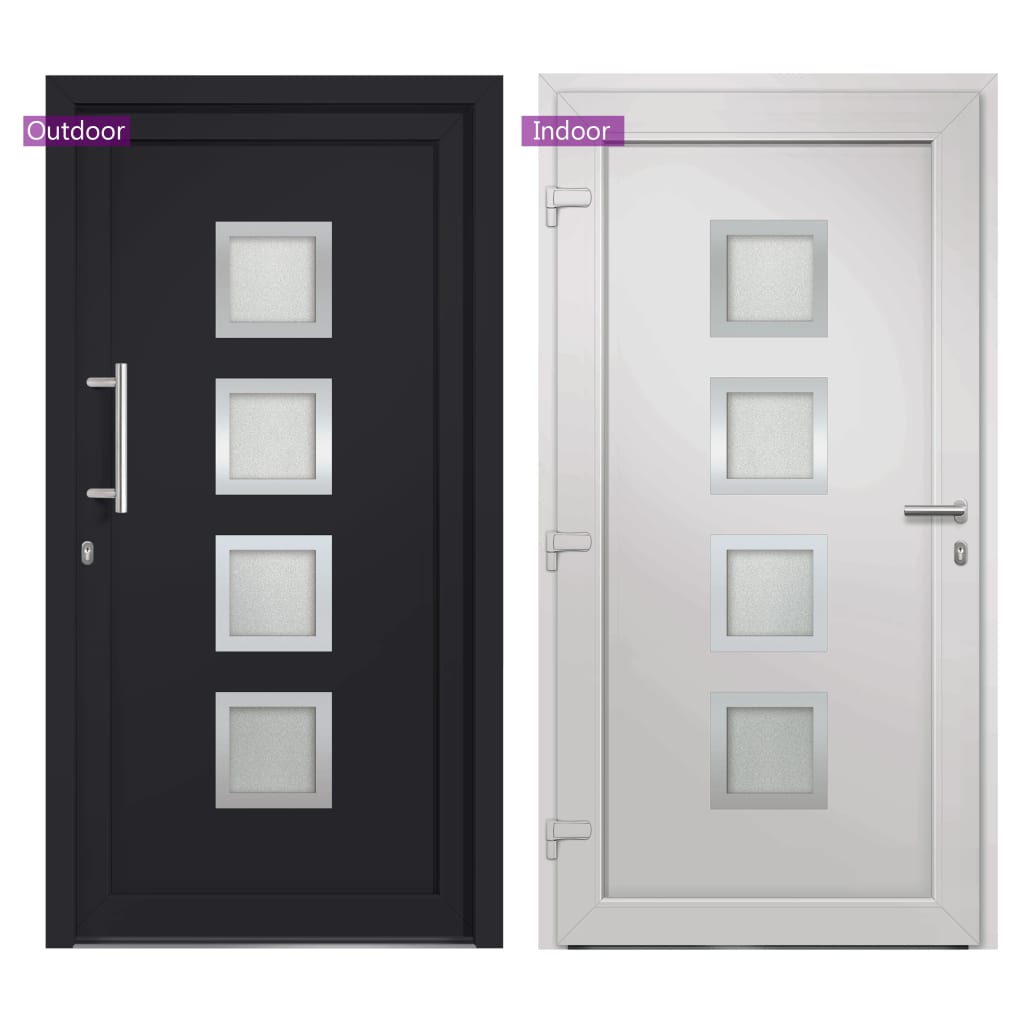 Front Door Anthracite 98x190 cm