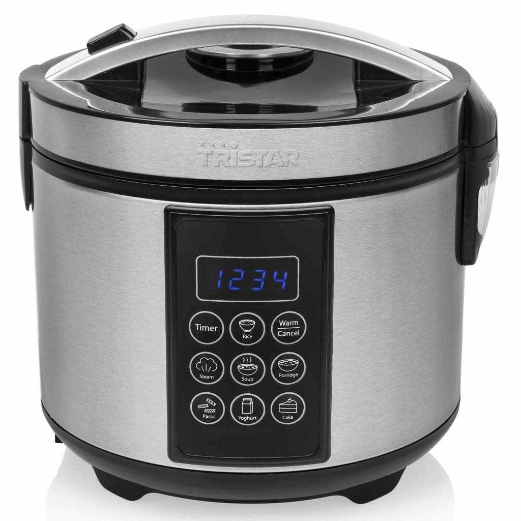 Tristar Digital Rice and Multicooker 500W 1.5L Stainless Steel
