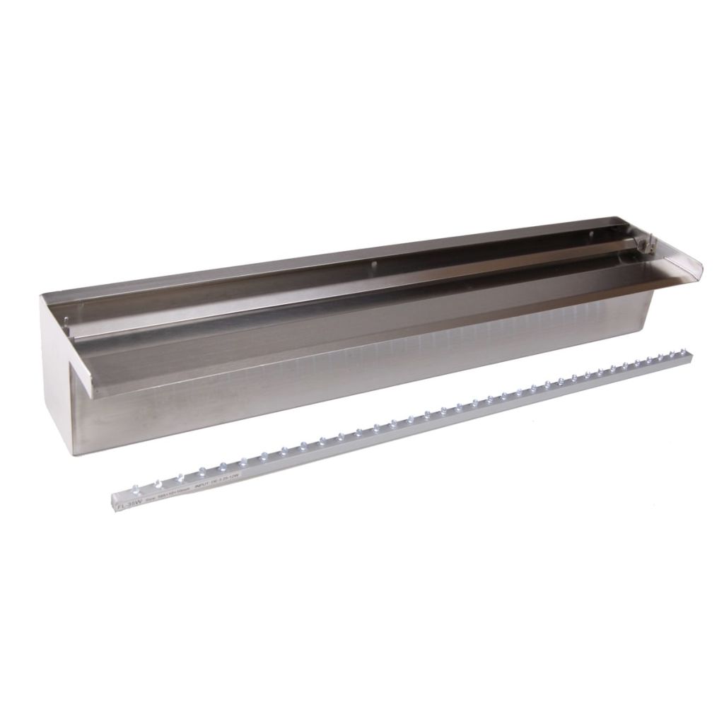 Ubbink Niagara Waterfall 60 cm Stainless Steel with LED Lighting