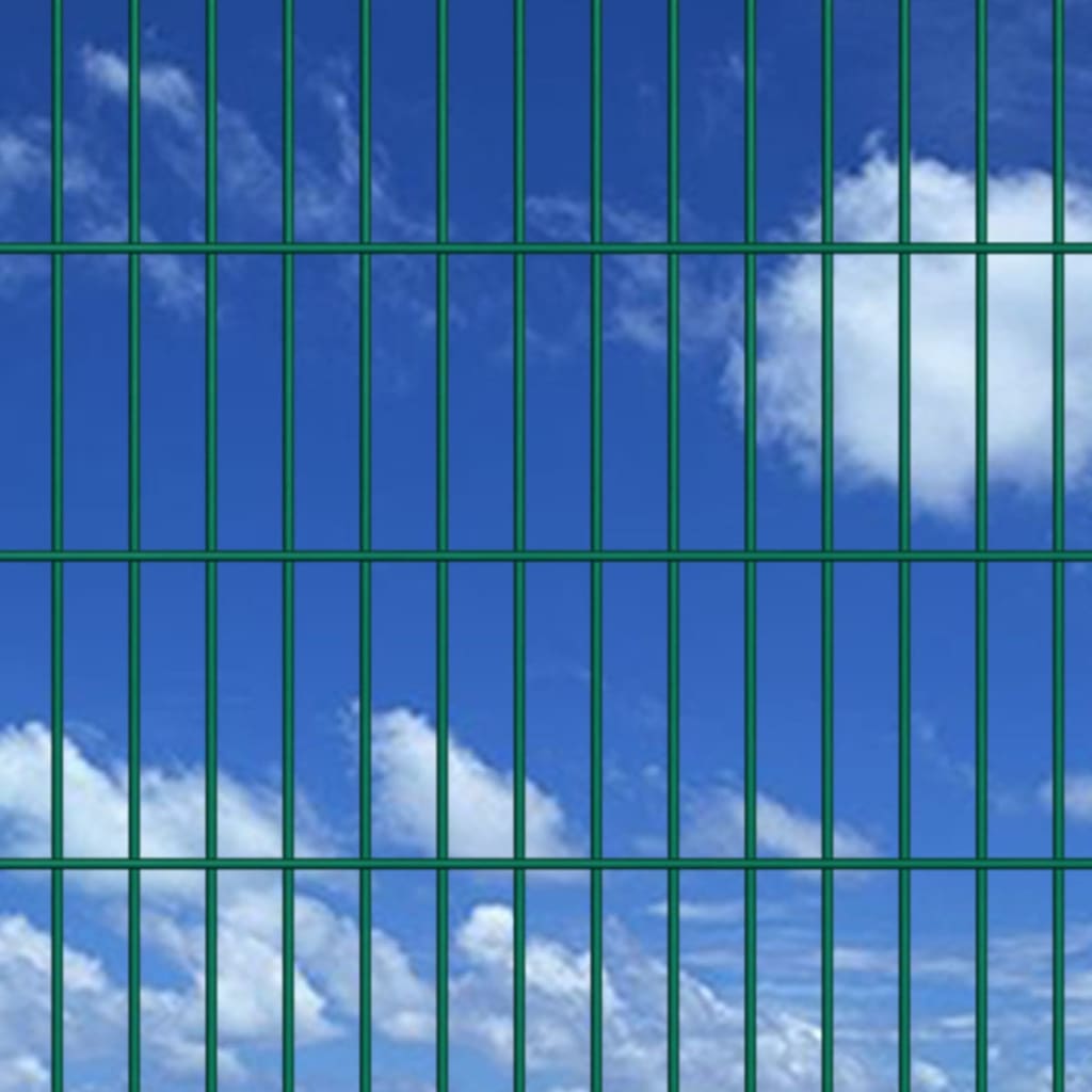 2D Garden Fence Panels 2.008x2.23 m 44 m (Total Length) Green