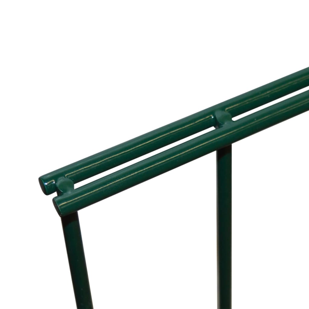 2D Garden Fence Panels 2.008x2.23 m 44 m (Total Length) Green