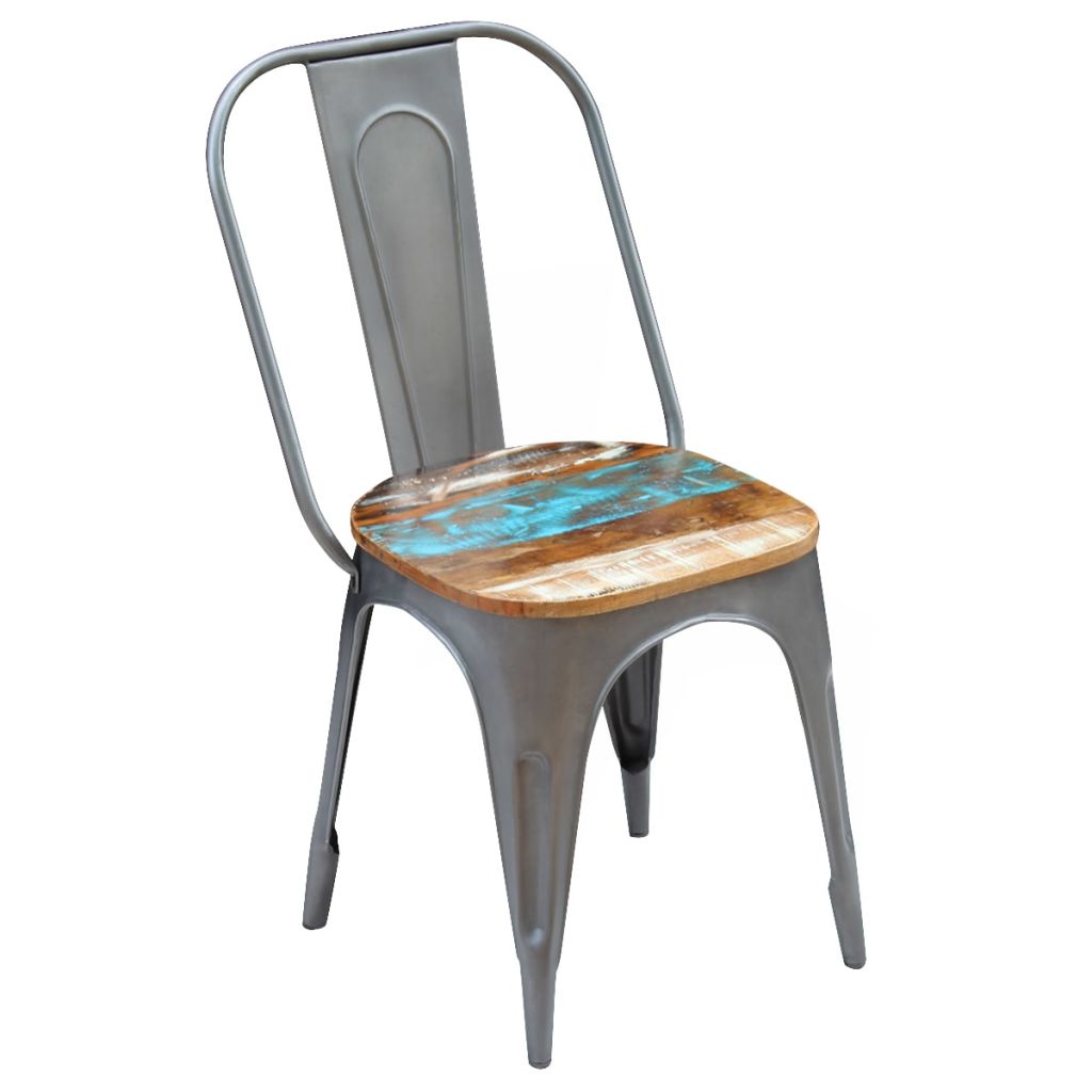 Dining Chairs 4 pcs Solid Reclaimed Wood