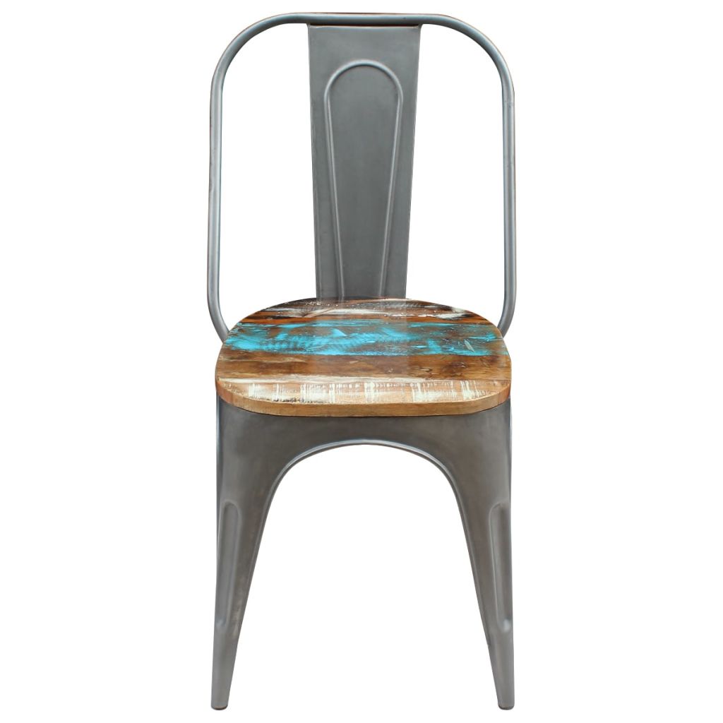 Dining Chairs 4 pcs Solid Reclaimed Wood