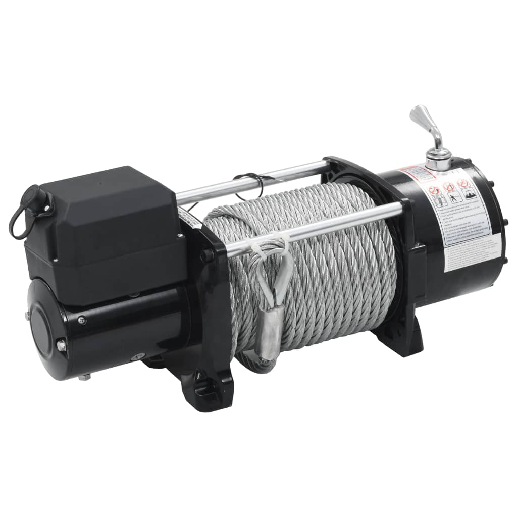 Electric Winch 12 V 17000 lbs 7711 kg with Remote Control