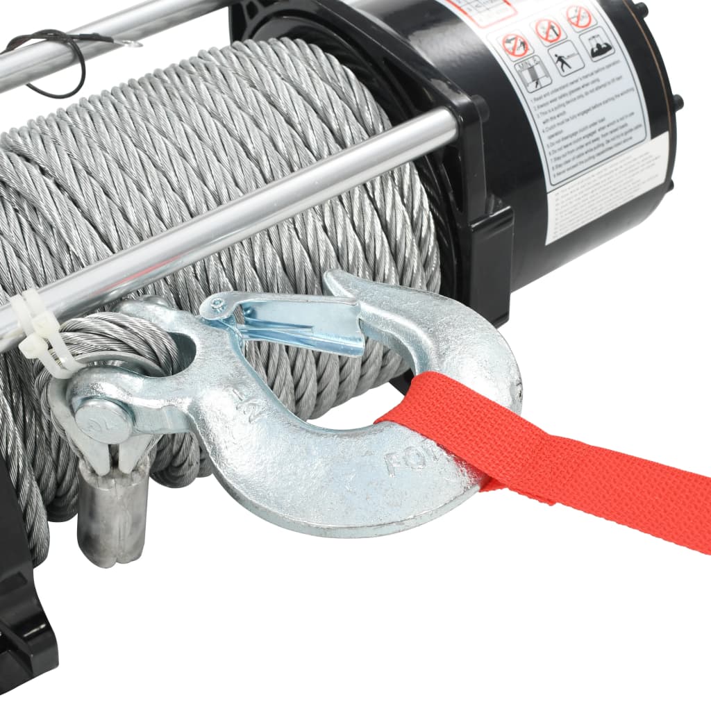 Electric Winch 12 V 17000 lbs 7711 kg with Remote Control