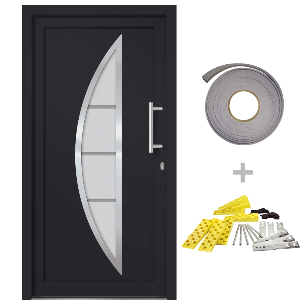 Front Door Anthracite 98x190 cm