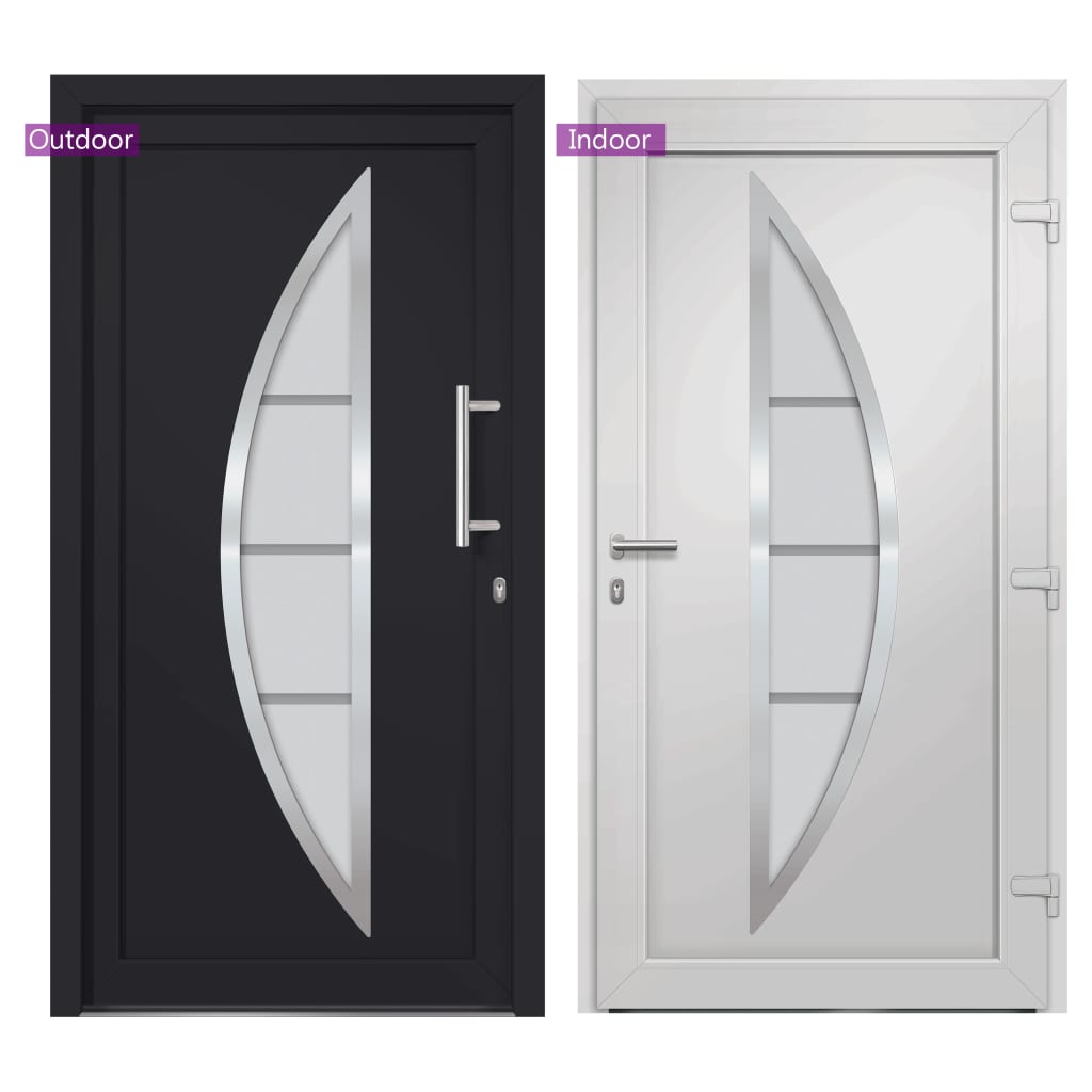 Front Door Anthracite 98x190 cm