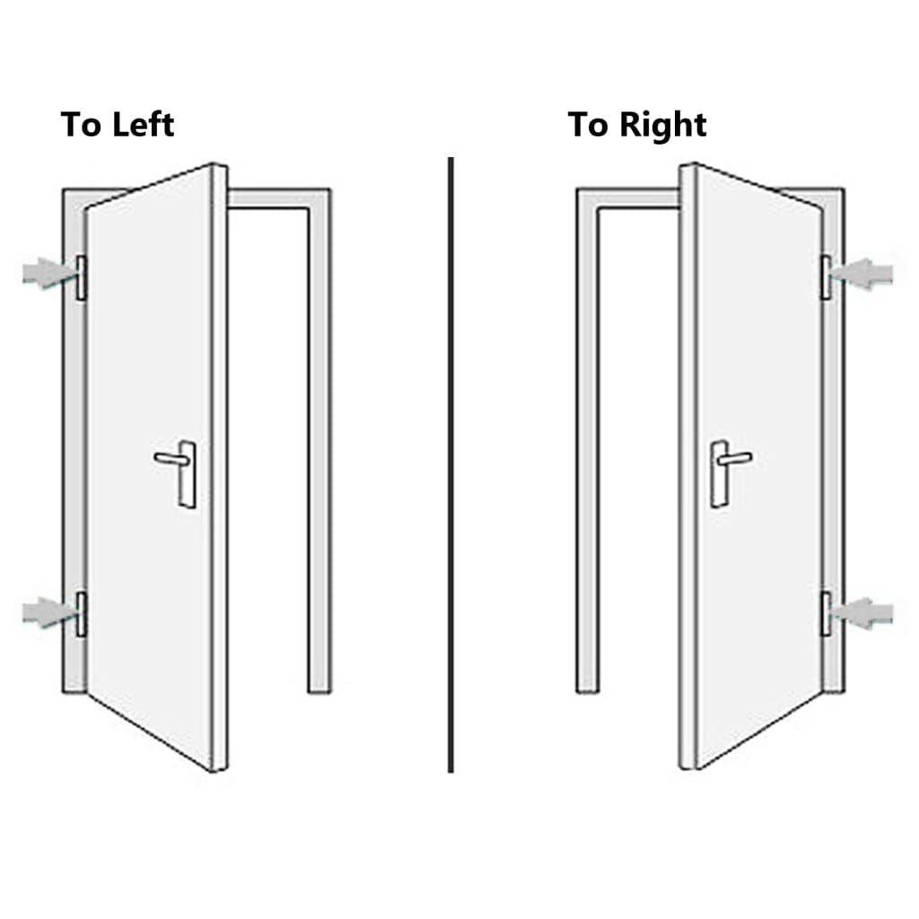 Front Door White 98x198 cm