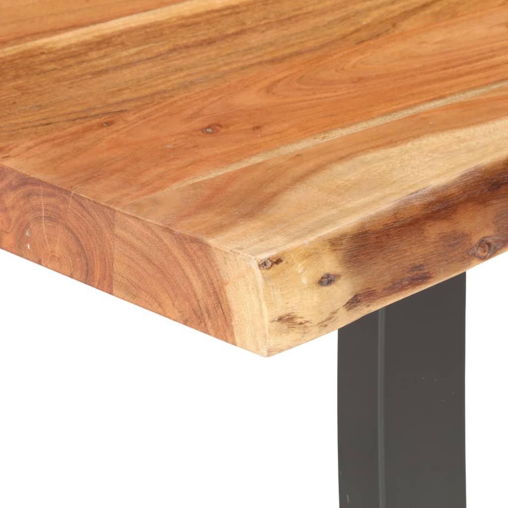 Live Edge Table Solid Acacia Wood 180 cm 6 cm