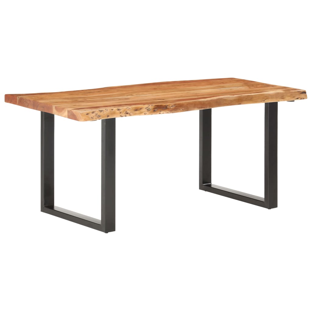 Live Edge Table Solid Acacia Wood 180 cm 6 cm