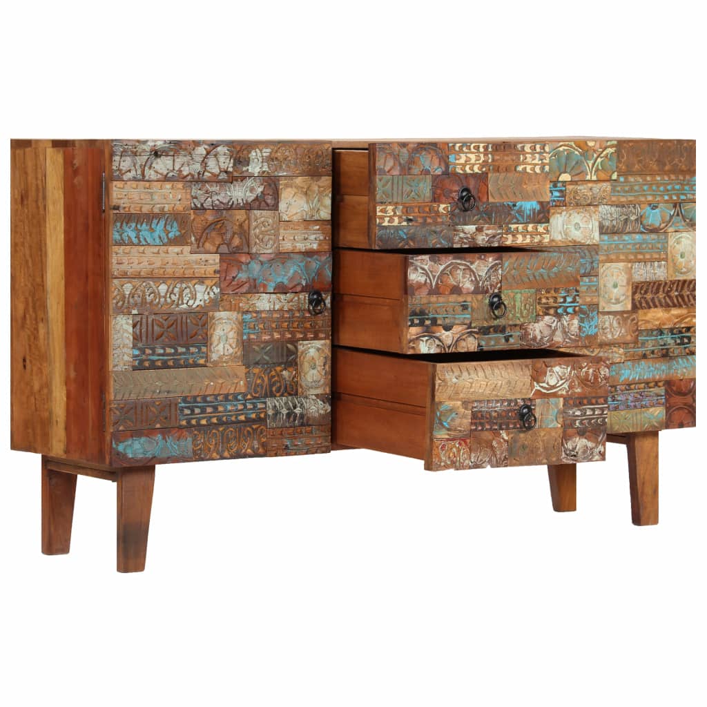 Sideboard Solid Reclaimed Wood 140x40x80 cm