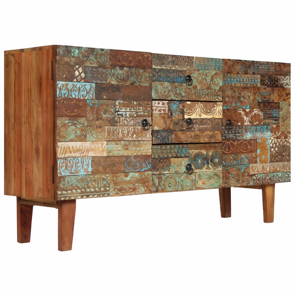Sideboard Solid Reclaimed Wood 140x40x80 cm
