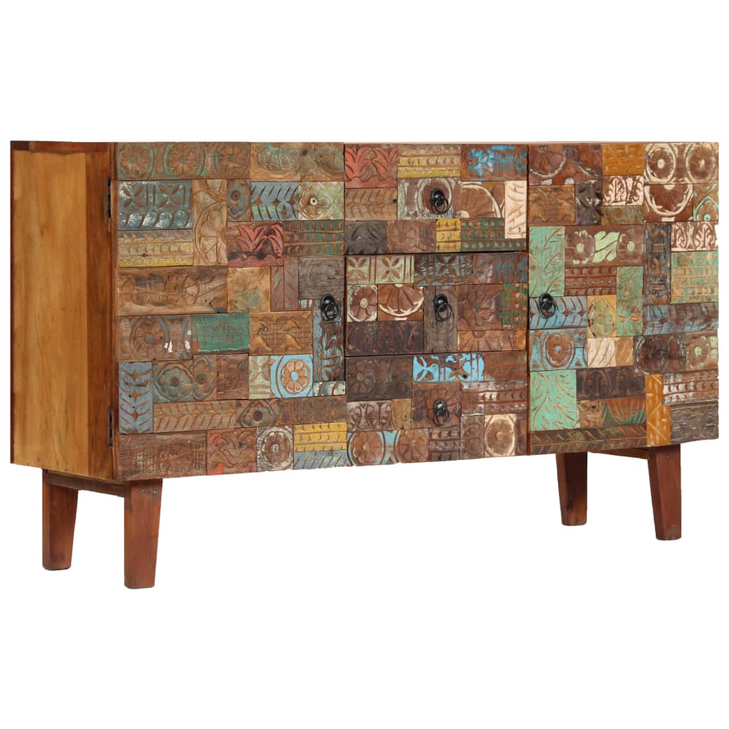 Sideboard Solid Reclaimed Wood 140x40x80 cm
