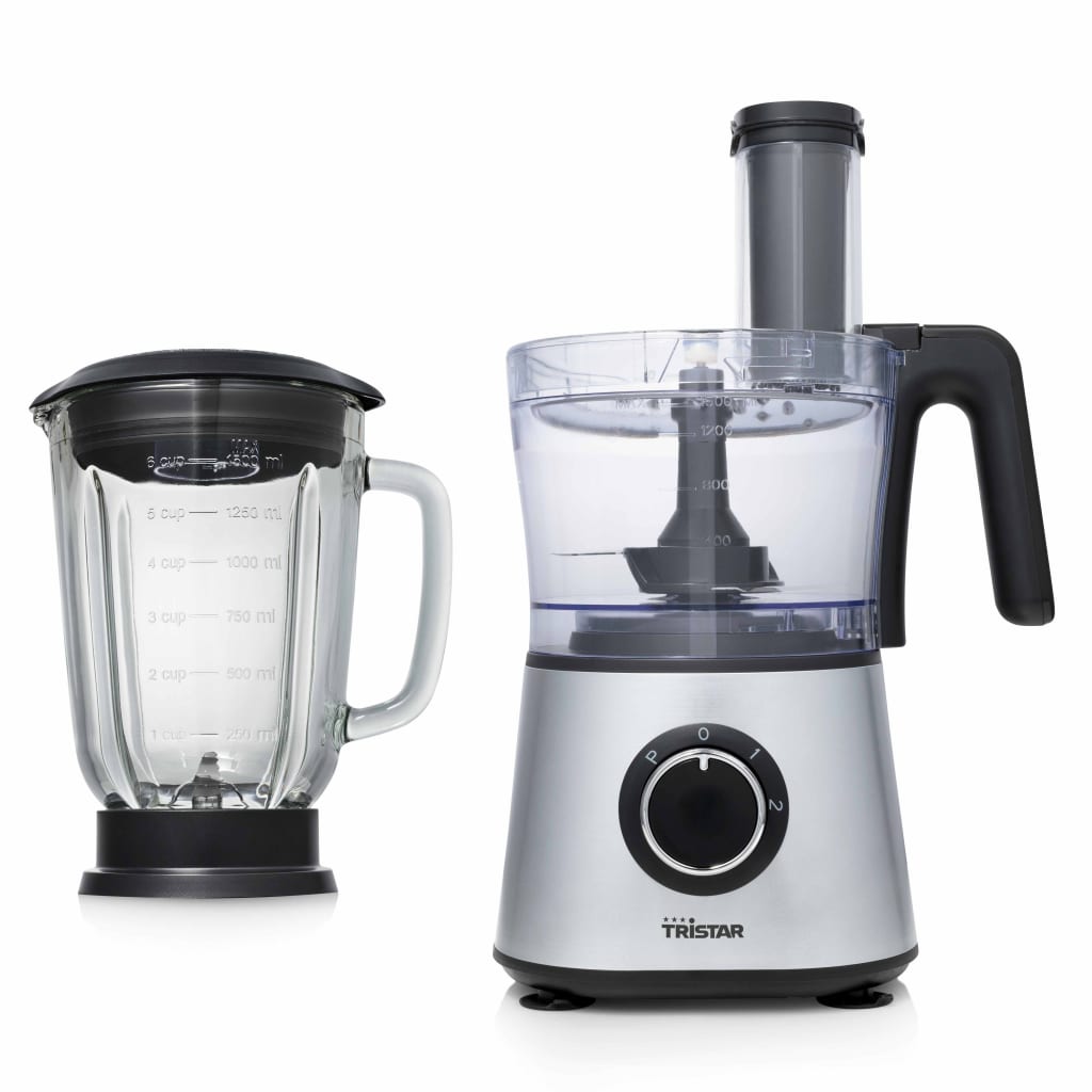 Tristar Food Processor and Blender 600W 3L Silver