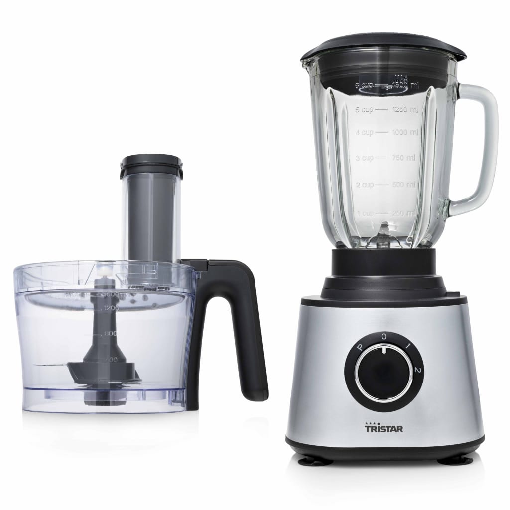Tristar Food Processor and Blender 600W 3L Silver