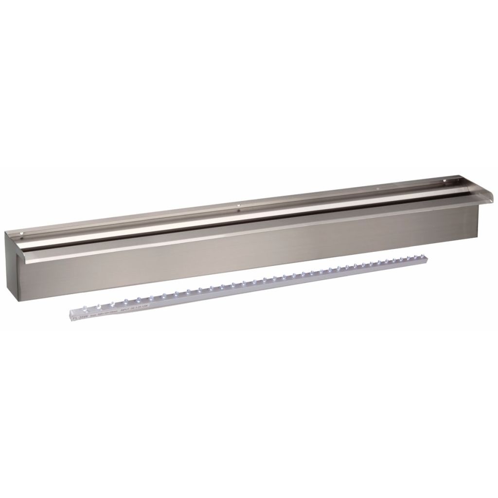Ubbink Niagara Waterfall 90 cm Stainless Steel with LED Lighting